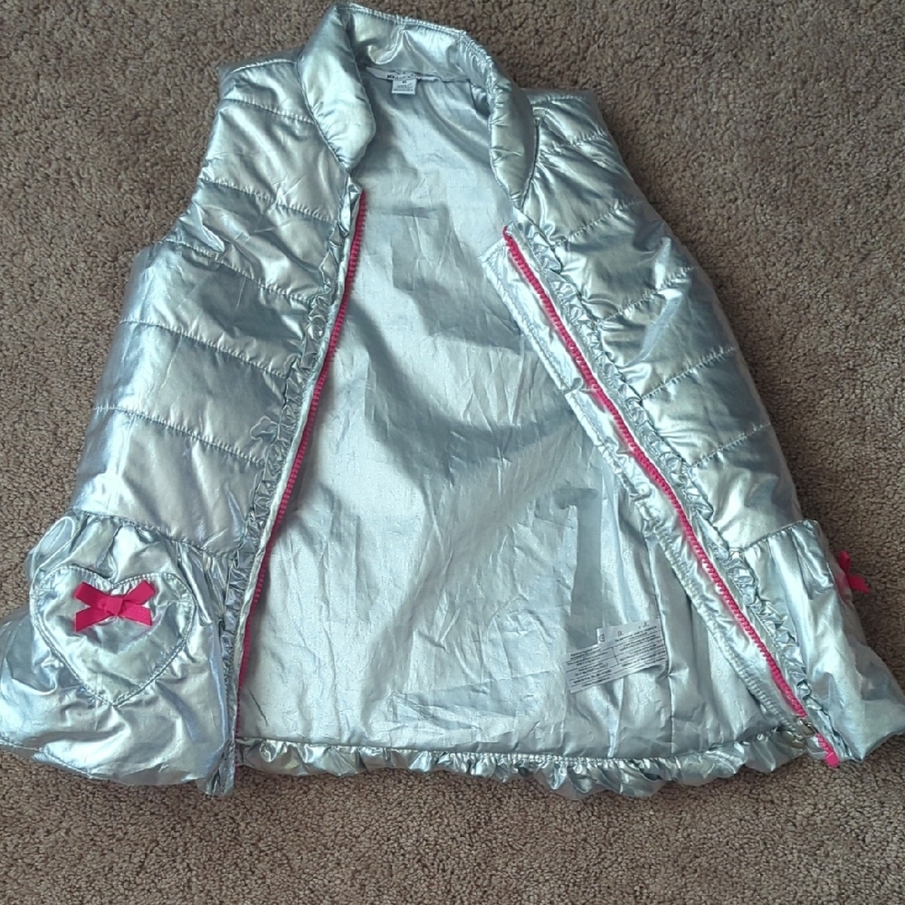 Kids Headquarters Shiny Silver Vest